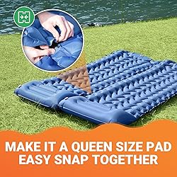 KingCamp Camping Sleeping Pad 2 Pack, Lightweight