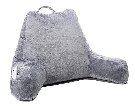 Buy Favfactory Reading Pillow With Arms Pockets For Sitting Up