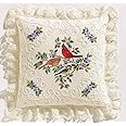 Janlynn Birds & Berries Candlewick Embroidery, 14" x 14"