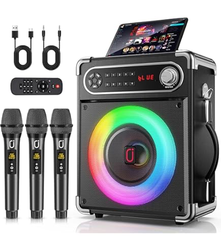 Machine à Chanter Singing Machine ISM9010 - WiFi Karaoké Hub Avec 2 Micros - écran Tactile 10,1" - Occasion