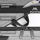 MATEIN 15.6 Inch Laptop Bag TSA Case Water Resistant with Pockets Grey view 7