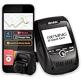 Rexing V1P Pro Dual 1080p Full HD Front and Rear 170° Wide Angle Wi-Fi Car Dash Cam with Built-in GPS Logger, Supercapacitor,