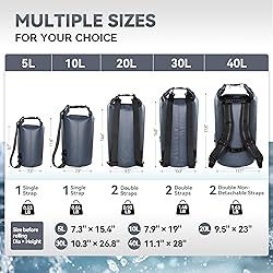 MARCHWAY Floating Waterproof Dry Bag Backpack