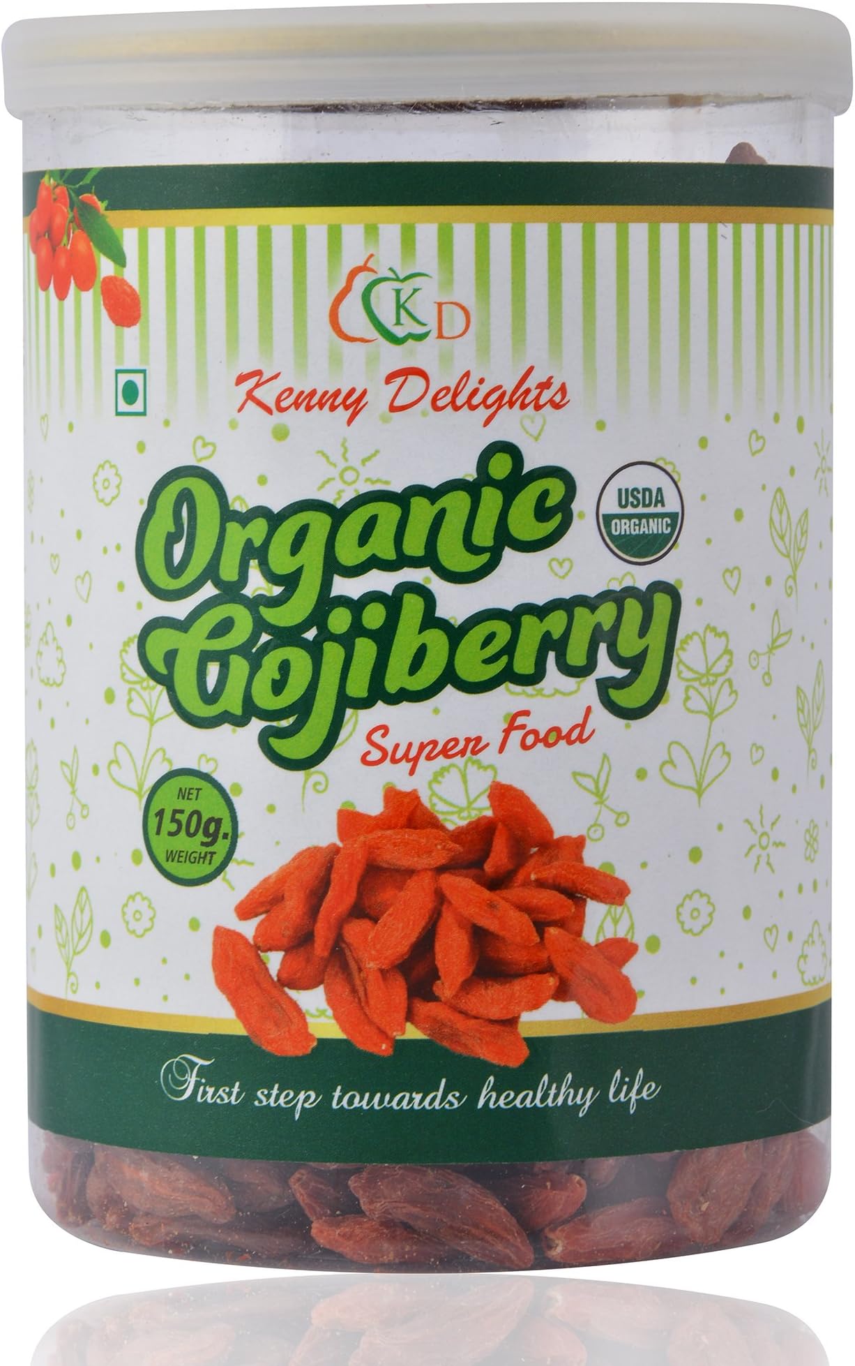 Kenny Delights Certified Organic Goji Berry, 150g