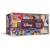Trefl Golden Age of Disney - 13500 Piece Puzzle 78.9"x54.2" | Disney, Prime UFT, Large Jigsaw, Creative Entertainment, Poster Included, Collage with Disney Characters, 14+