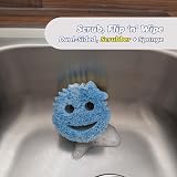 Scrub Daddy Scrub Mommy Dual Sided Sponges Blue Twin Pack view 2