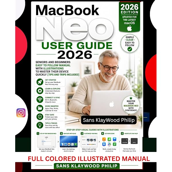 Amazon.com: MACBOOK NEO (2026) USER GUIDE: The Complete Step-By