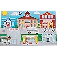 Community Helpers Giant Sticker Scene - 12 Pieces - Educational and Learning Activities for Kids