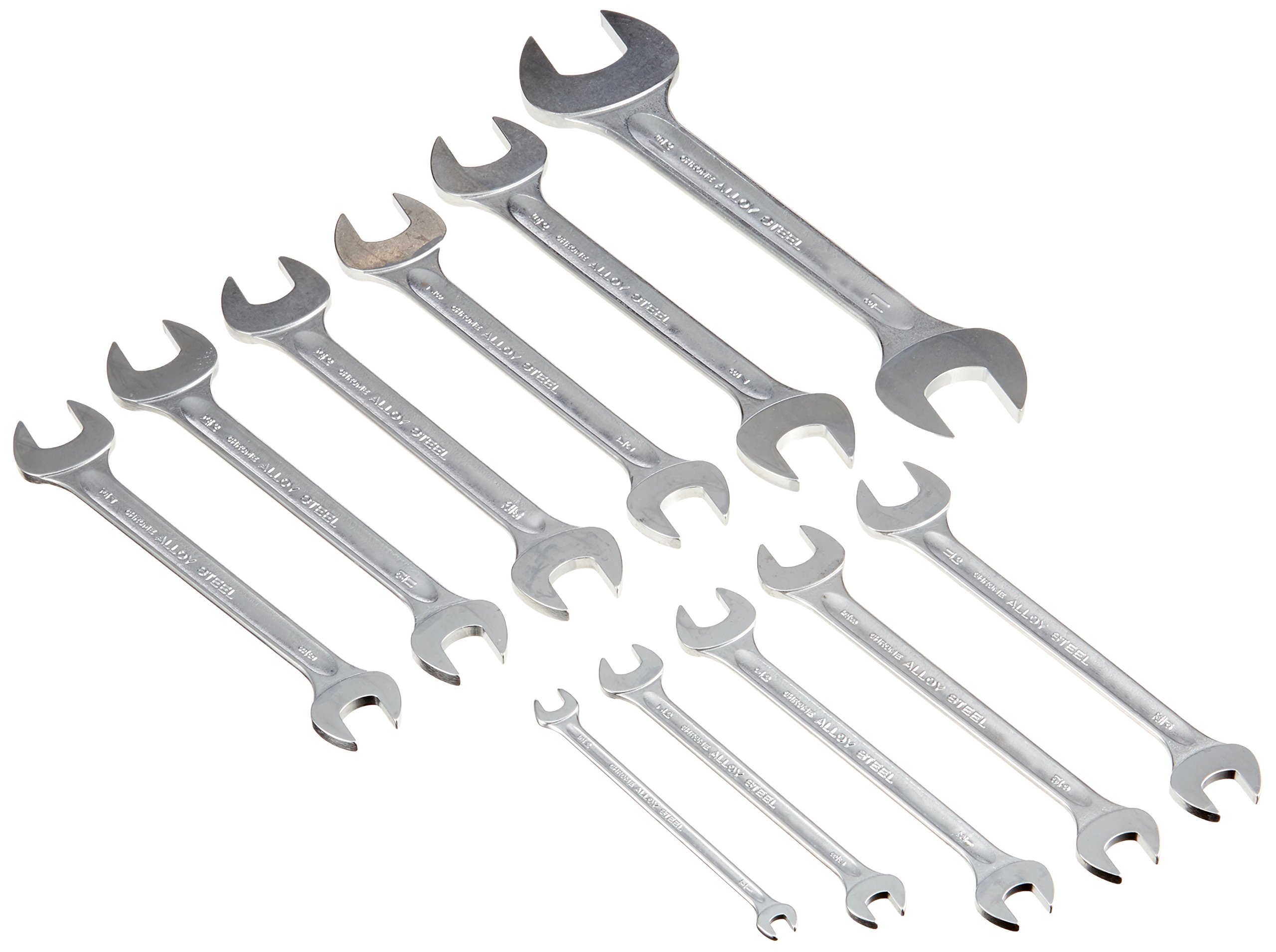 Stahlwille 96404307 10/10A Double Open Ended Spanner, in Roll-Up Wallet, Size Size 10A/11 Size