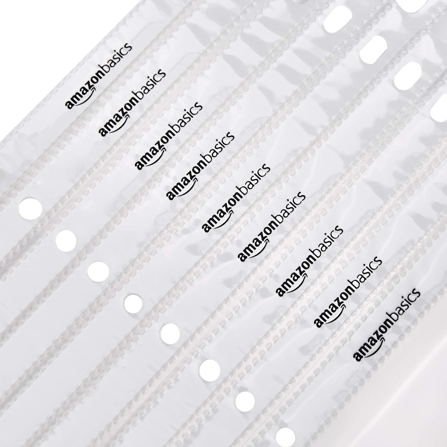 Basics Clear Sheet Protector for 3 Ring Binder, 8.5" x 11" - 100-Pack : Office Products