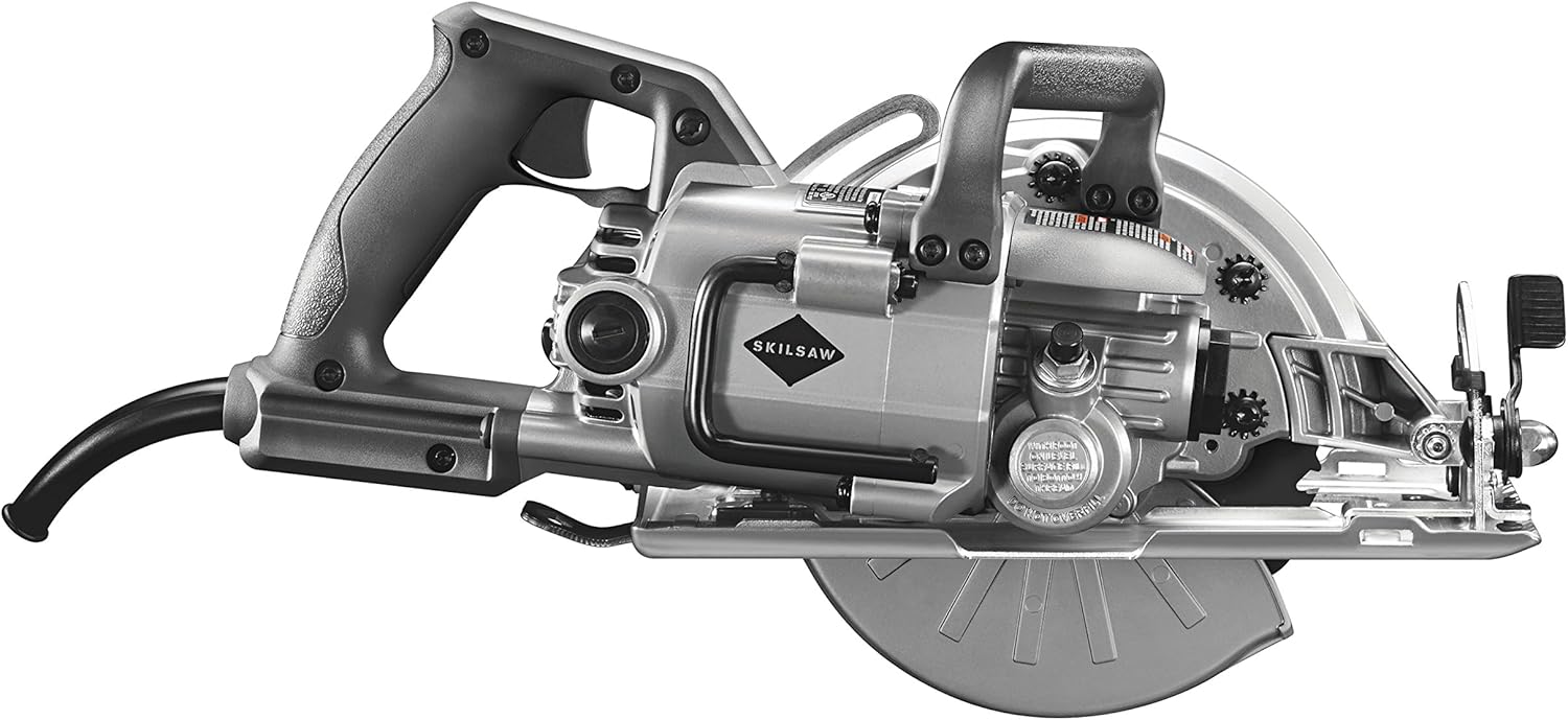SKILSAW SPT77W-01 15-Amp 7-1/4-Inch Aluminum Worm Drive Circular Saw - - 