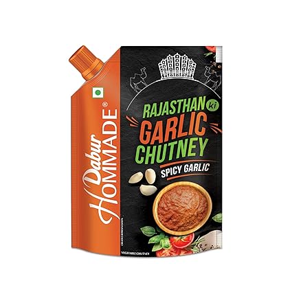 Hommade Garlic Chutney 200gm Pouch-T