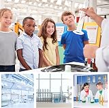 GIAK 50ml 100ml Plastic Graduated Cylinder Set with Cleaning Brush Lab Kitchen view 7