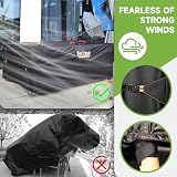 Enzeno Outdoor Table Cover 120x90 cm 420D Oxford Windproof UV Anti-UV view 4