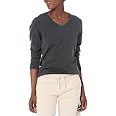 Cutter & Buck Women's Soft Cotton Blend Lakemont Long Sleeve V-Neck Sweater