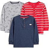 Simple Joys by Carter's Boys 3-Pack Long Sleeve Shirts