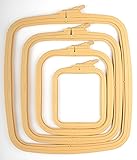 Nurge Beige Plastic Square Embroidery Hoops, Cross