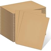 Henoyso 110 Pack 8 X 10 Inch White Cardboard Sheets | Corrugated Flat Inserts for Packing Shipping Mailing, Protective Separators for Fragile Items Dishes, DIY Crafts Projects