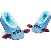 Disney Official Fuzzy Slippers, Collection, Cozy Slippers with Fleece Lining, Stitch Slippers, Non Slip Slippers, Gift Fans