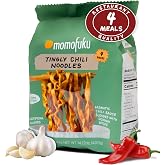 Momofuku Tingly Chili Ramen Noodles by David Chang, 4 Pack of Restaurant Quality Instant Noodles Now with More Sauce &amp; 11g of Protein