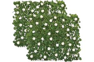LANDGARDEN Privacy Fence Screen Artificial Leaf Faux Ivy Expandable/Stretchable Fence Cover