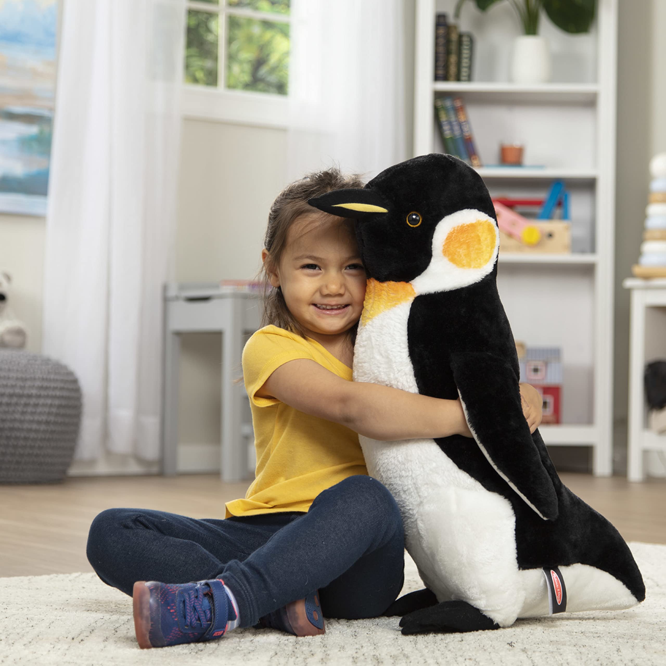 Melissa & Doug Giant Penguin Stuffed Animal - Nearly 2 Feet Tall Plush Toy