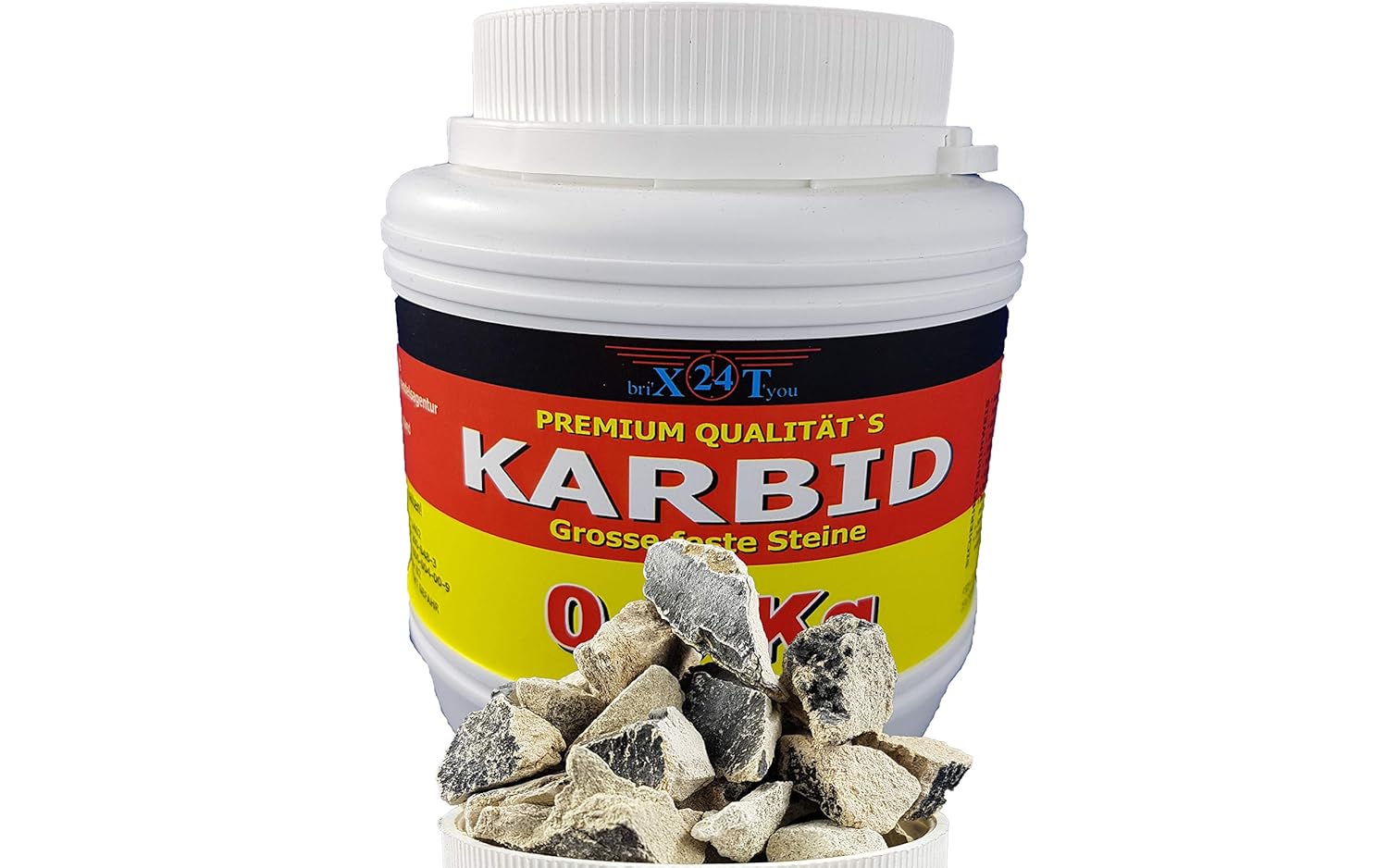bri'X24T'you® Karbid 0,500KG ️*DEUTSCHE Premium QUALITÄT(1,0.A.Qualität) BRIN'X KARBID ...