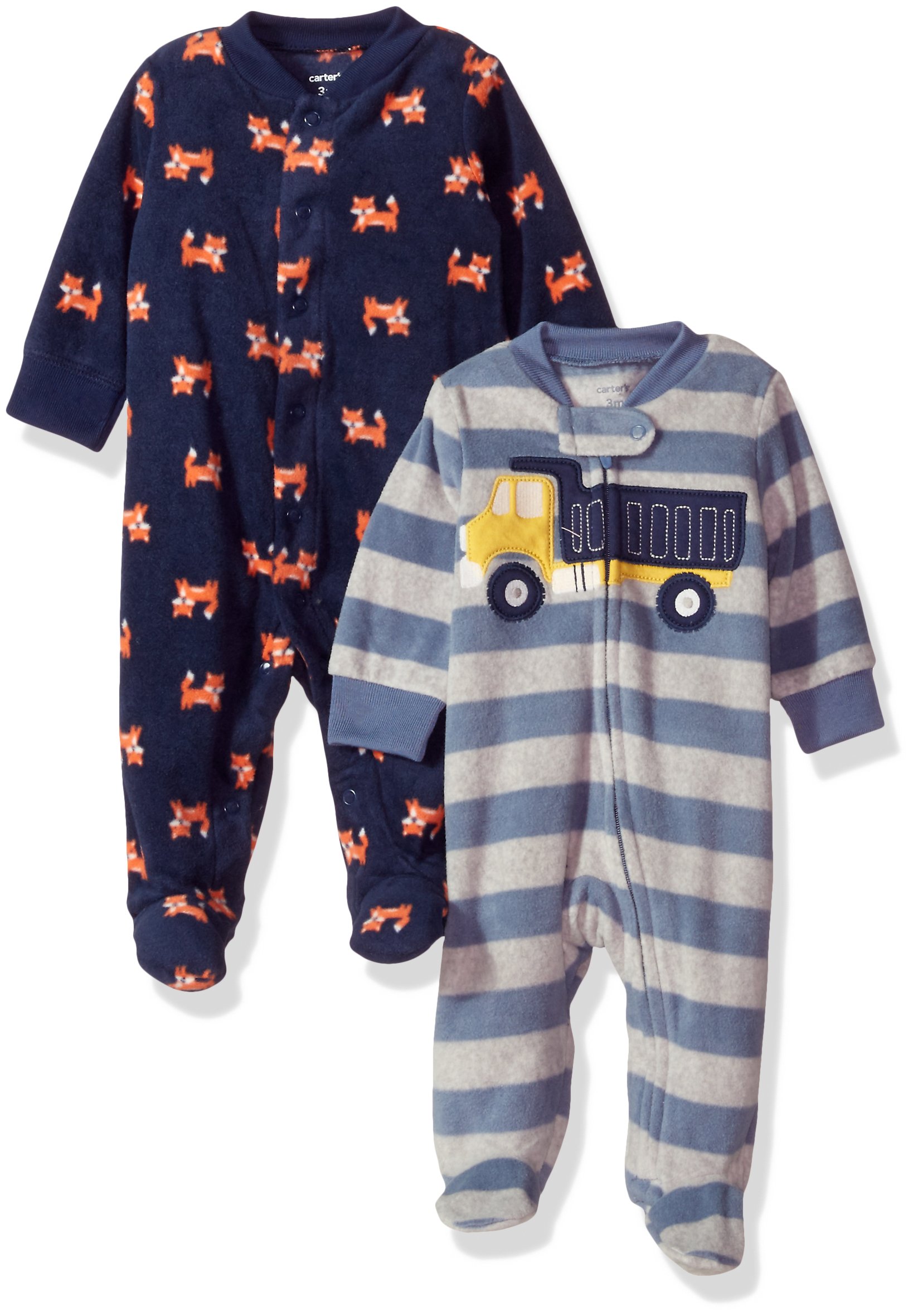 Baby Boys' 2-Pack Microfleece Sleep and Play