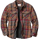 Legendary Whitetails Men's Thermal Lined Shirt Jacket Plaid Flannel Polyfill Insulated