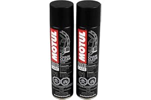 MINGTAWN Motul 103243 C1 Chain Clean O, X & Z-Ring Compatible 400mL/9.8 Fl oz Can 2 Pack