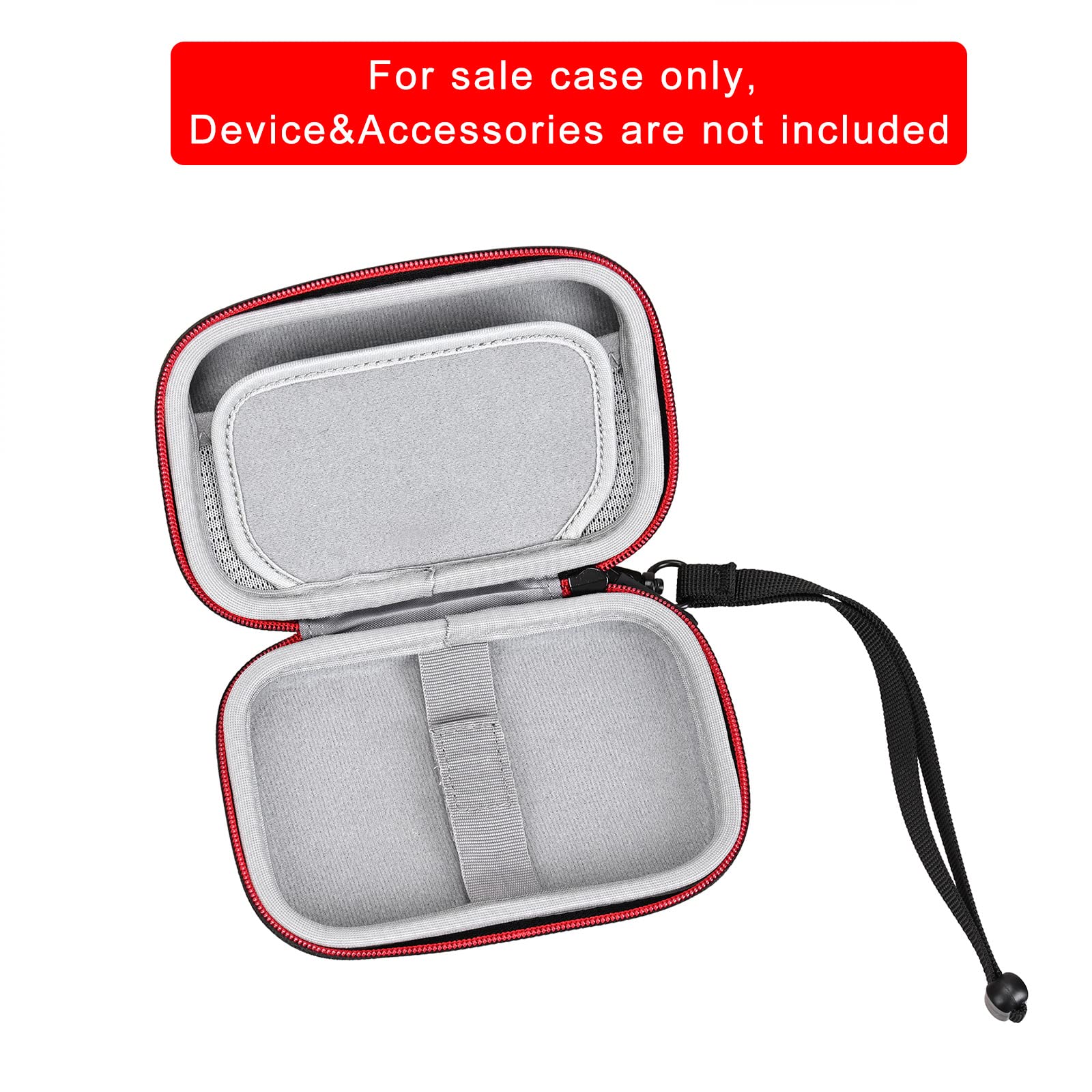 RLSOCO Carrying Case for Nintendo Game & Watch: Super Mario Bros/The Legend of Zelda (Black Zipper)