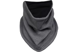 Heat Logic Winter Neck Warmer for Women, Ski Neck Gaiter Face Scarf, Fleece Gaiter Mask, Thick Windproof Scarf for Women
