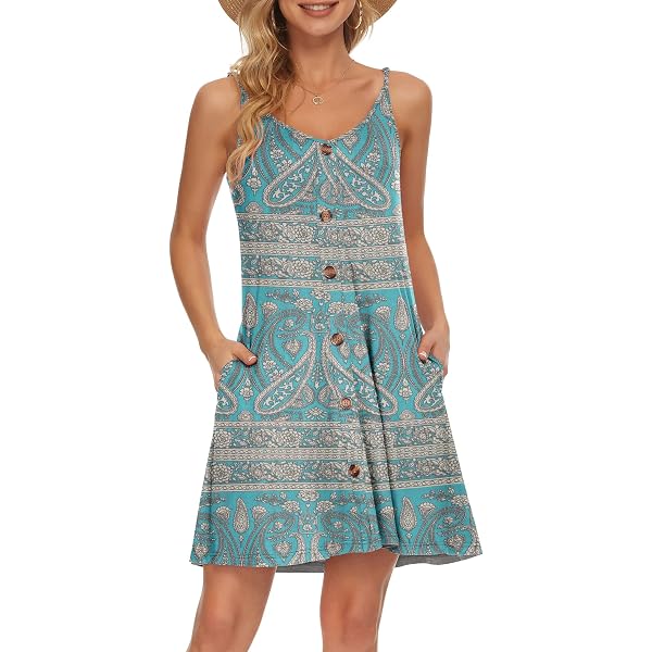 Women's Strapless Floral Mini Dress – Bohemian Tube Dress, Summer Beach Cover Up, Green