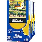 Tuscanini, Oven Ready Authentic Italian Flat Lasagna 17.6oz (3 Pack) Made with Premium Durum Wheat