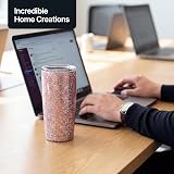 Hemway Rose Gold Holographic Glitter Shaker 110g Super Chunky Craft view 8