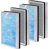 Upgraded 25 Replacement Filter Compatible with MA 25 S1/W1/B1 Air Purifier 4-in-1 Activated Carbon Air Filters Replacement (4 Pack Blue-Upgraded Version)