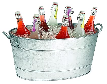 Buy Tablecraft Oval Bev Tub Galvanize Aluminum 19 X 14 X 9