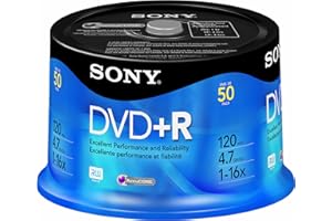 Sony DPR-47/50 Write-Once DVD+r Disc - Spindle