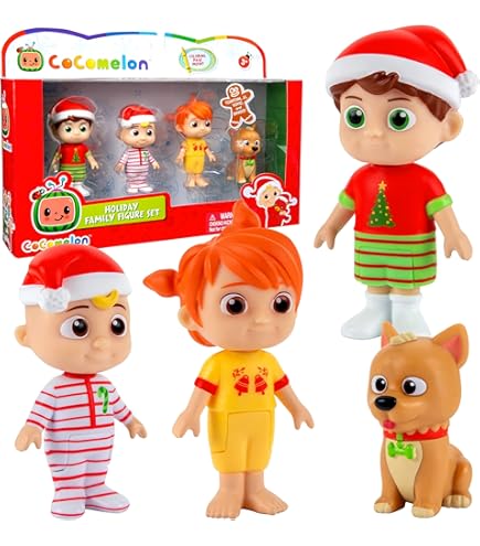 ココメロンフィギュア Amazon.com: CoComelon Career Friends 6 Figure Pack - Includes JJ