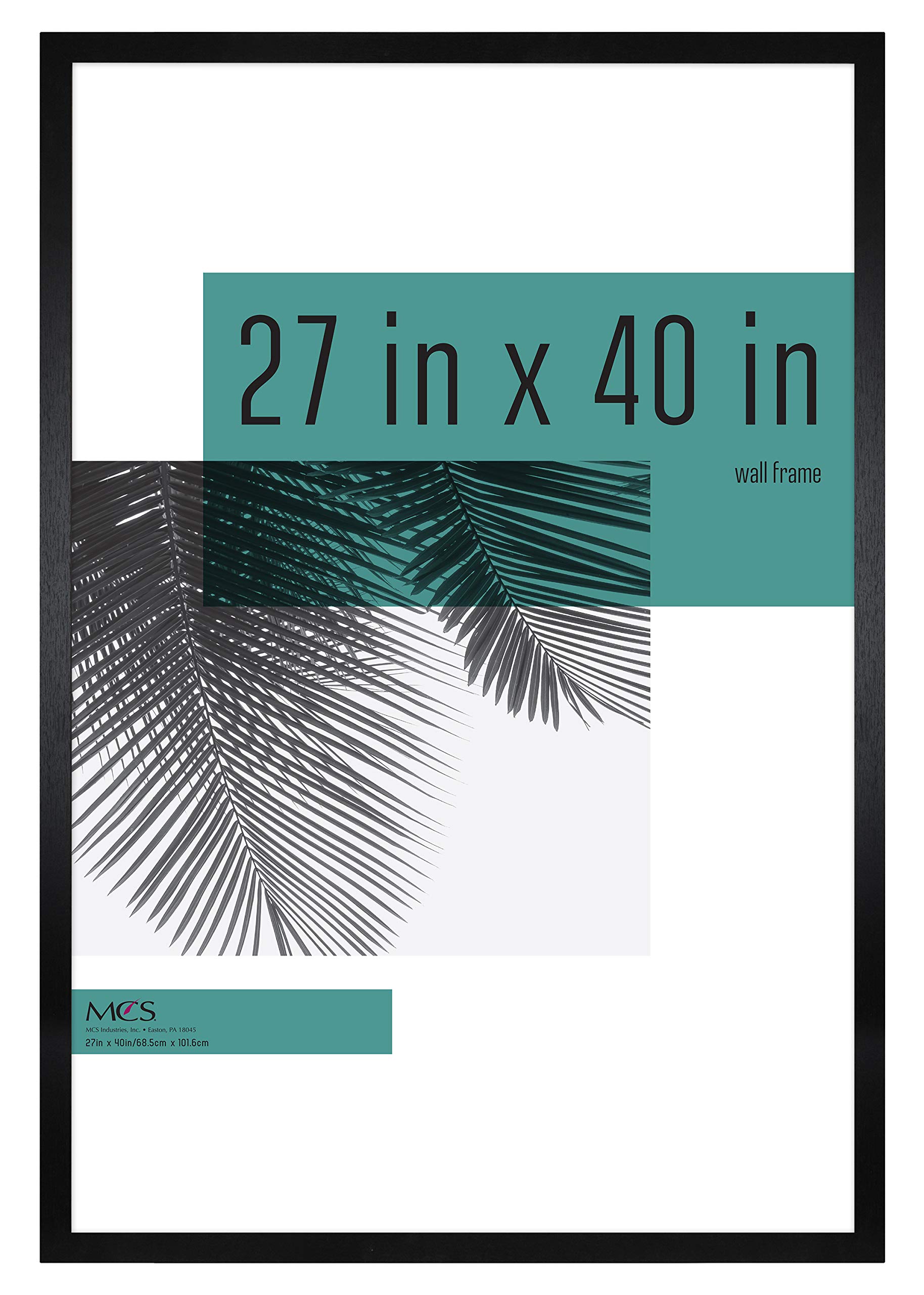 MCS Studio Gallery 27x40 Poster Frame Black