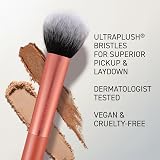 Real Techniques Ultra Plush Powder Brush Large Soft Vegan Cruelty Free view 4