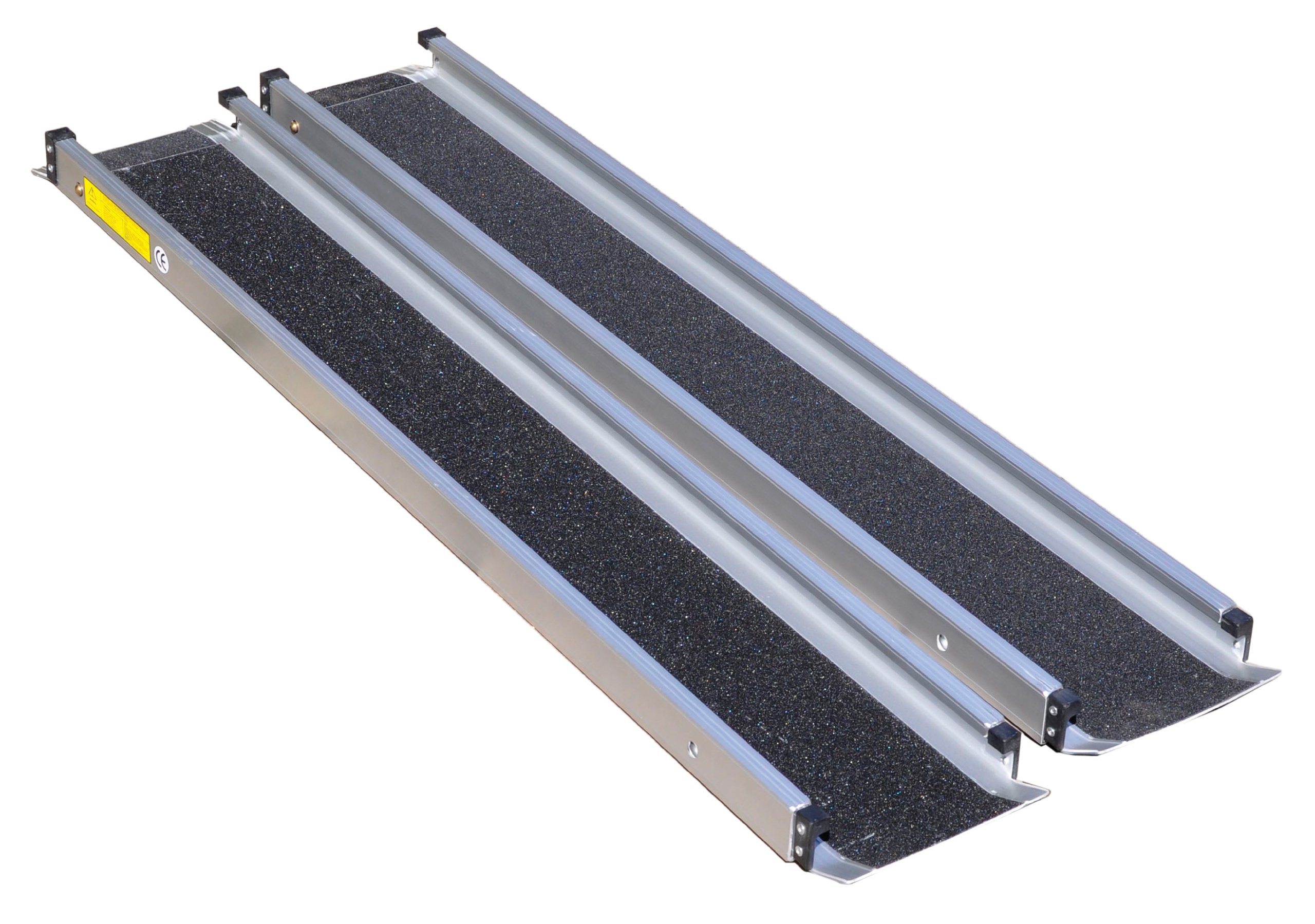 Aidapt 4FT Telescopic Wheelchair Ramps.Non-slip Coating on Tread,Raised Edges,Scooter,Disability,Lock in Place,Compact Size,Lightweight Aluminium,Carry Bag Included,Use with Cars,Thresholds,Kerbs
