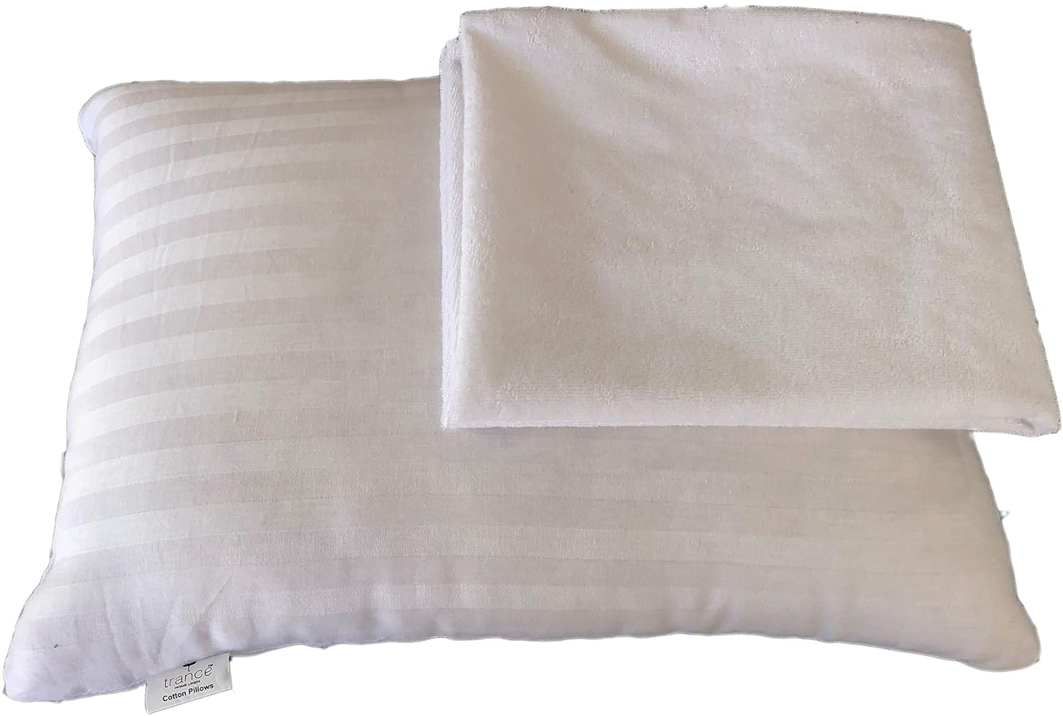 Trance Home Linen Classic Cotton Kids Baby Pillow With Removable