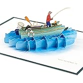 Hallmark Signature Paper Wonder Fishing Pop-Up Card (Have a Reel Nice Day) for Birthdays, Father's Day, Just Because