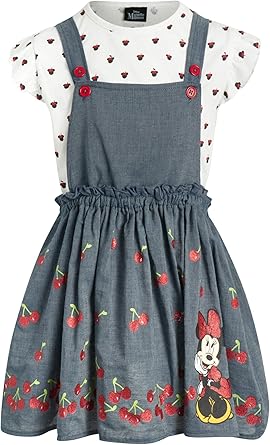 minnie mouse suspender skirt