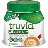 Truvia, Sweetener Natural Calorie Free, 9.8 Ounce | Spoonable jar; 3/4 tsp = 2 tsp sugar; stevia leaf, erythritol; non-GMO, gluten-free, kosher; diabetic &amp; keto
