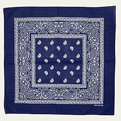 MDSTYLE 3 PCS 100% Cotton Bandana for Men & Women