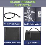 Qutryven Extra Large Blood Pressure Cuff 22-52CM Adjustable XL view 3
