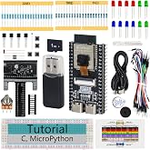 FREENOVE ESP32 Kit ESP32-S3 Camera Board Basic Starter Kit | 240 MHz 32-bit Dual-core, USB-OTG Camera WiFi+BT, Python C Code, 463-Page Detailed Tutorial, 60 Projects, 144 Items