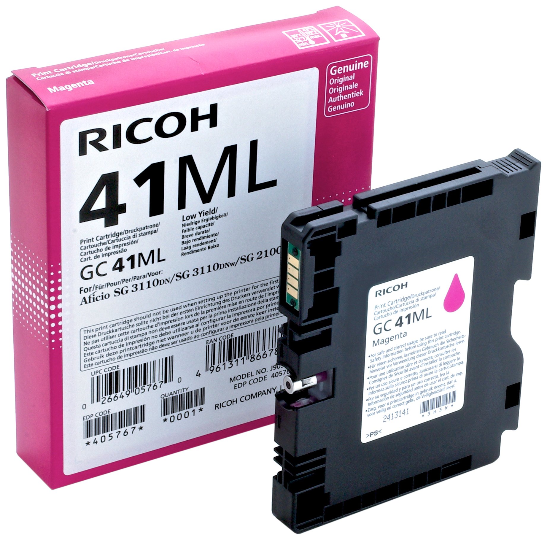 Ricoh Toner/GC 41ML 600 sh Magenta